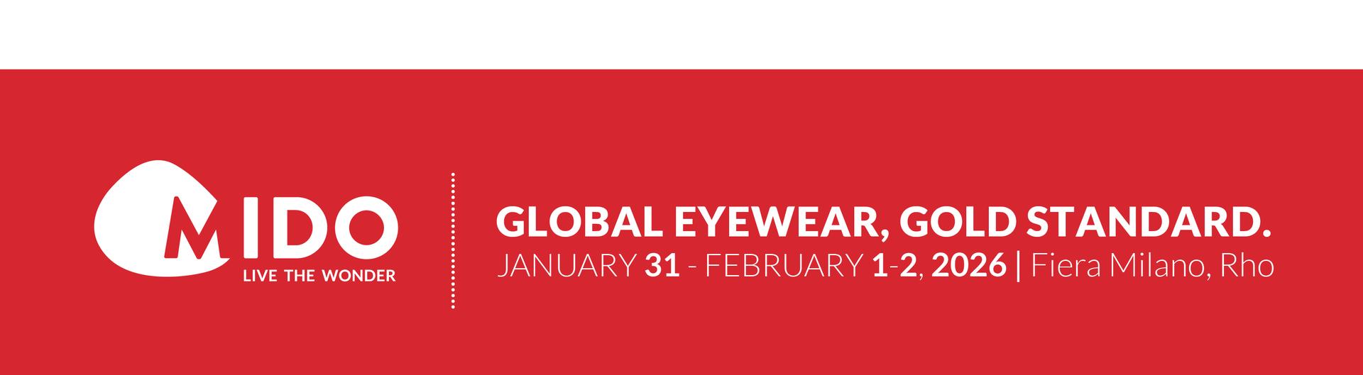 Image and dates of MIDO Eyewear Show 2026